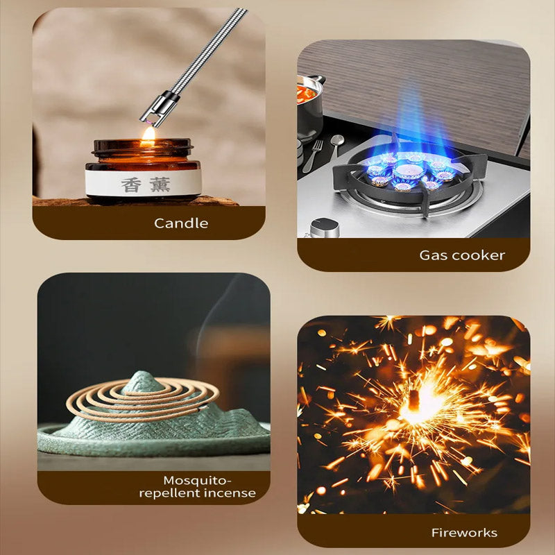 Kitchen Lighter USB Rechargeable Lighter - Safety with no flame Windproof