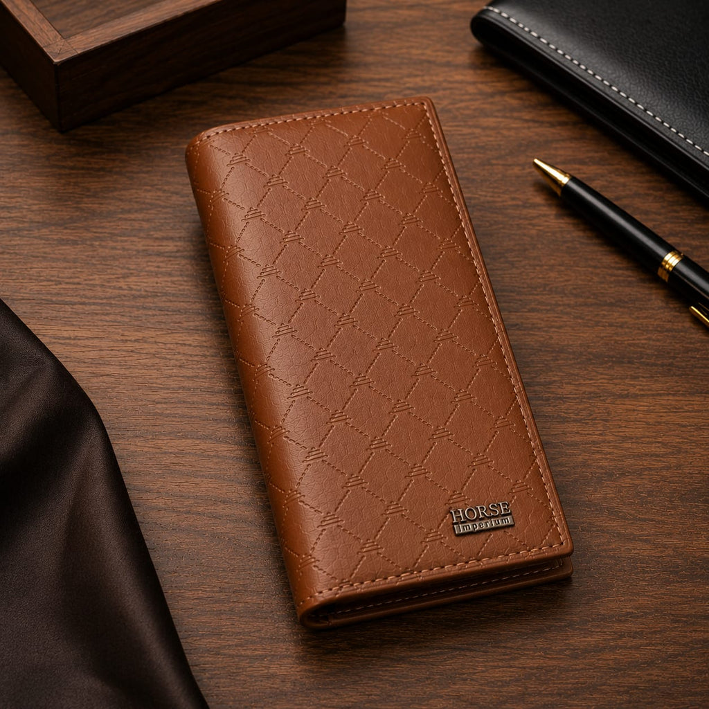 Men’s Long Wallet – Multi Card & Cash Organizer