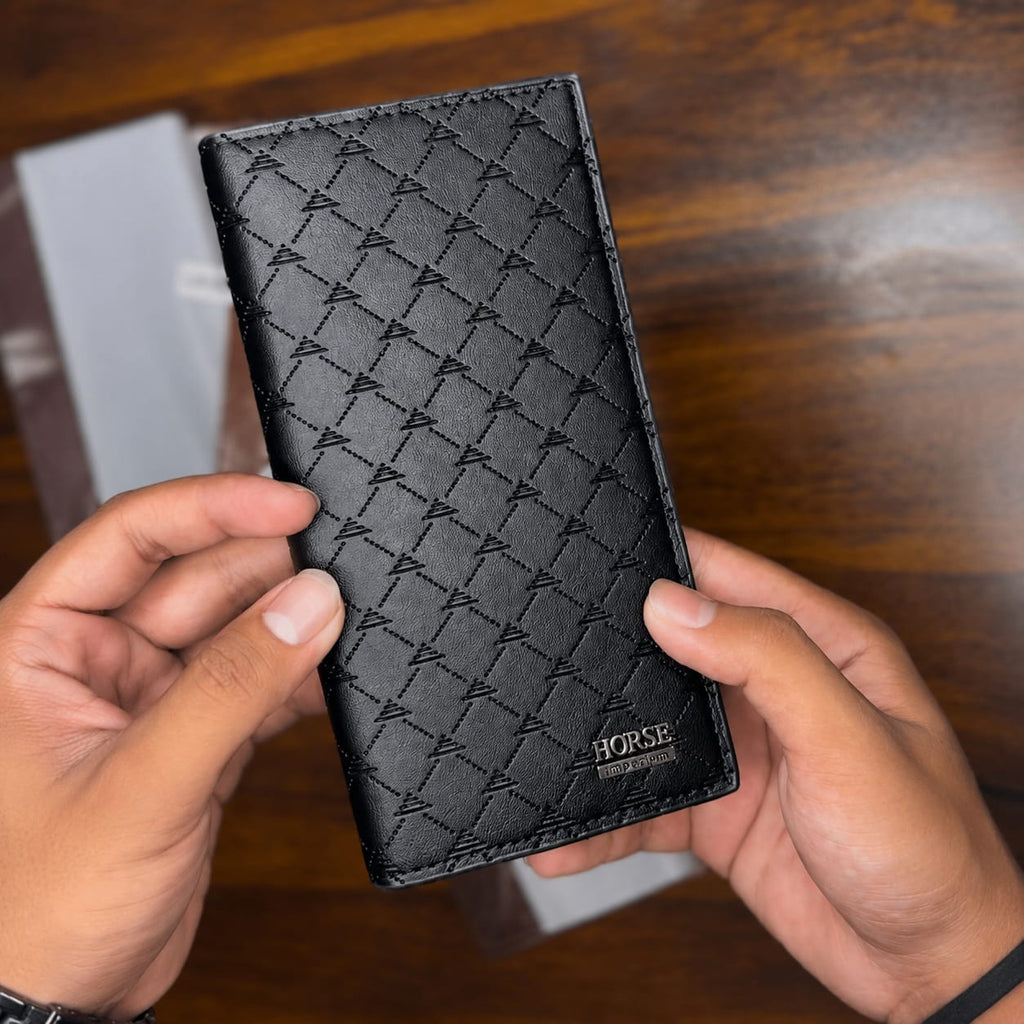 Men’s Long Wallet – Multi Card & Cash Organizer