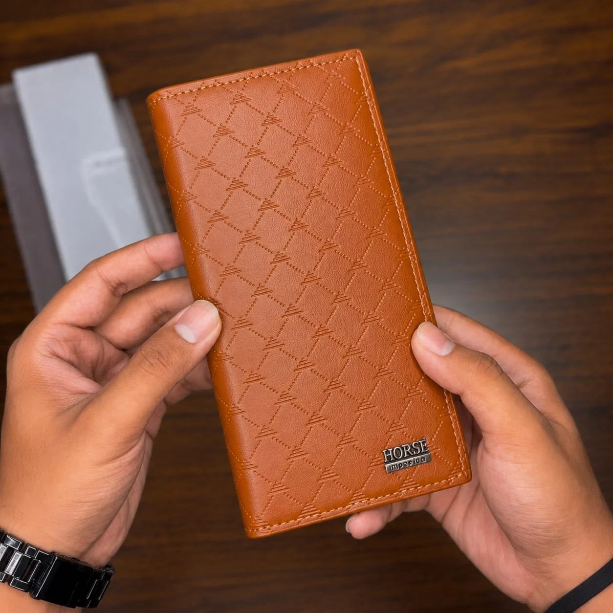 Men’s Long Wallet – Multi Card & Cash Organizer
