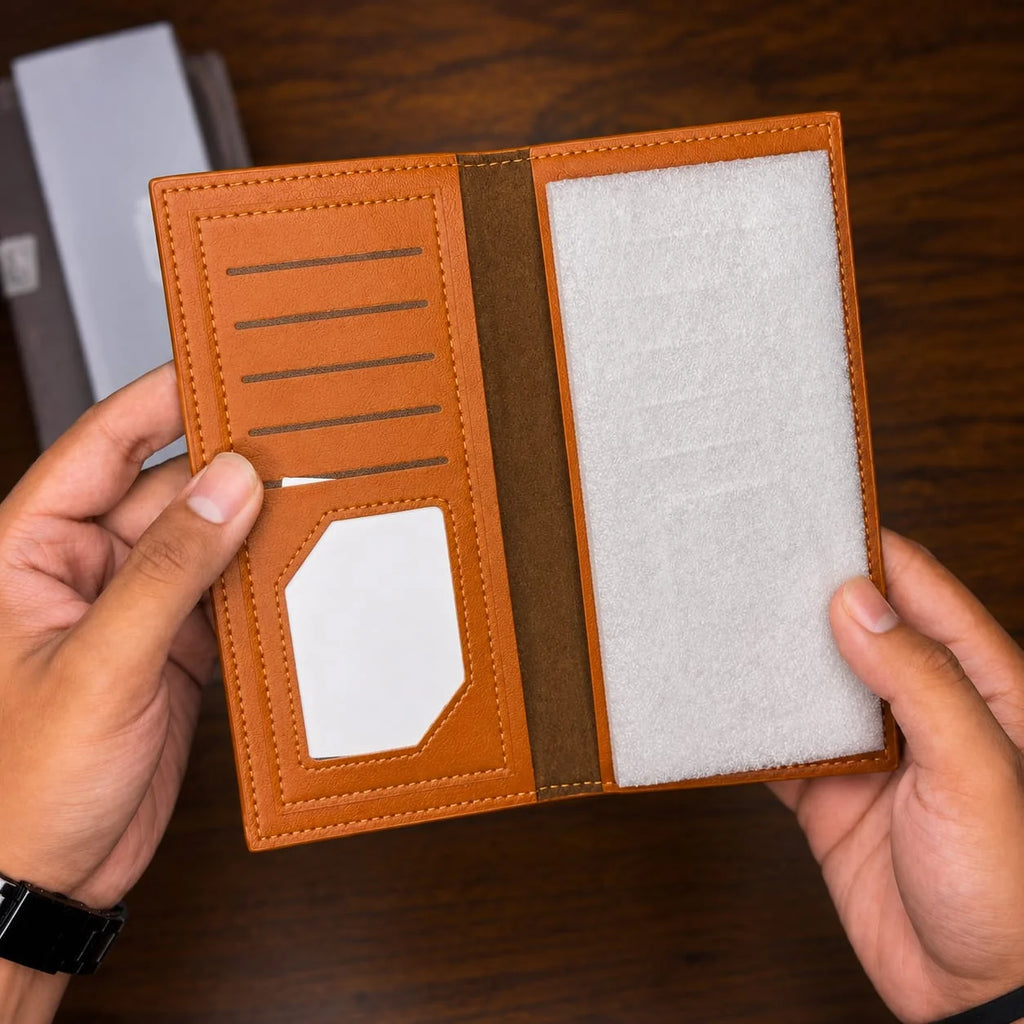 Men’s Long Wallet – Multi Card & Cash Organizer